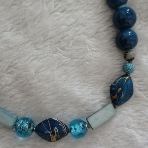 Blue necklace